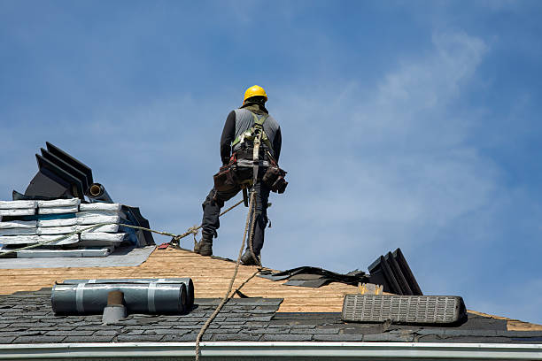 Professional Flat Roof Repair technician working in Alcester, SD